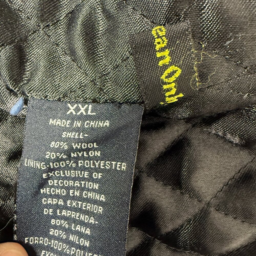 Nautica Charcoal Gray Classic Double Breasted Pea Coat XXL - Picture 3 of 8